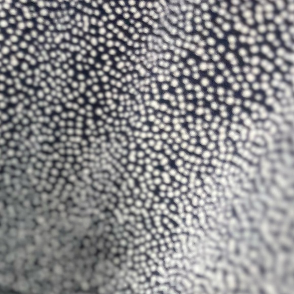 NWT BISHOP + YOUNG Women's Satin Black Polka Dots Long Sleeve Blouse Sz L - Picture 5 of 14